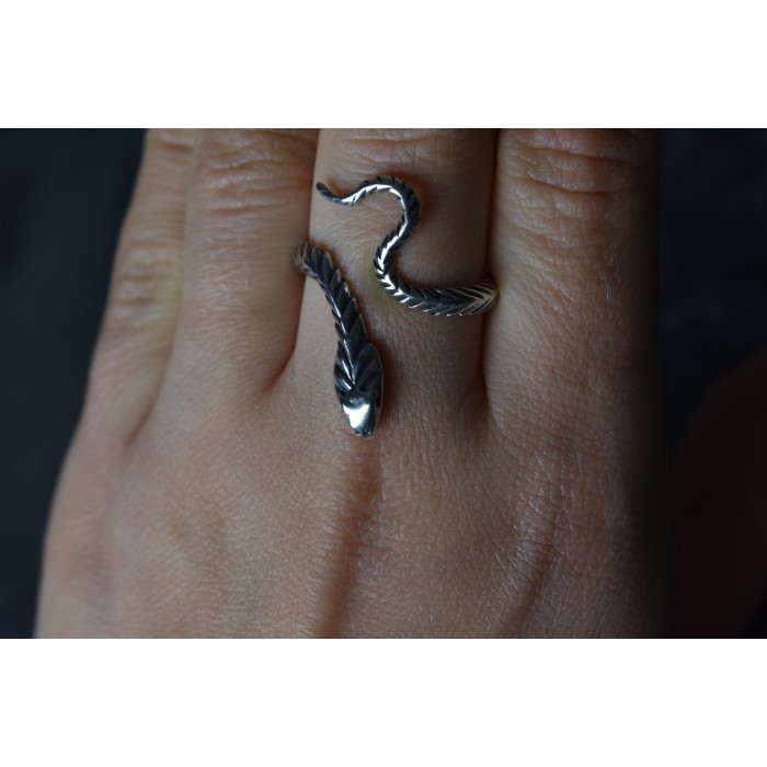Sky Jewelry Серебряное кольцо *Змея