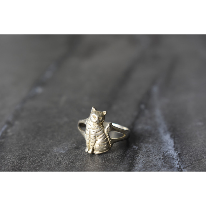 Sky Jewelry Серебряное кольцо *Кот