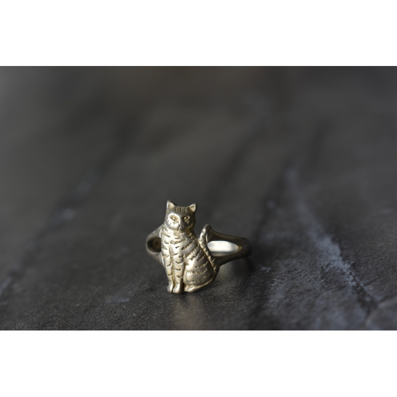 Sky Jewelry Серебряное кольцо *Кот