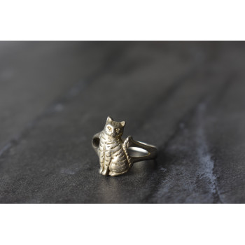 Sky Jewelry Серебряное кольцо *Кот