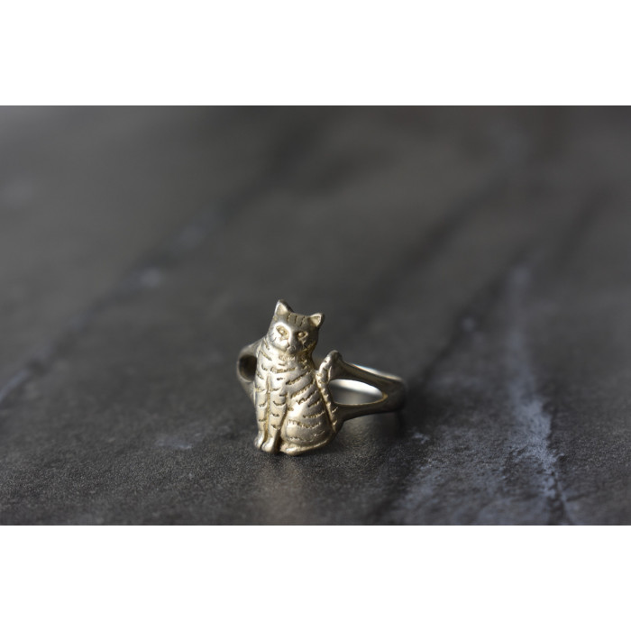 Sky Jewelry Серебряное кольцо *Кот