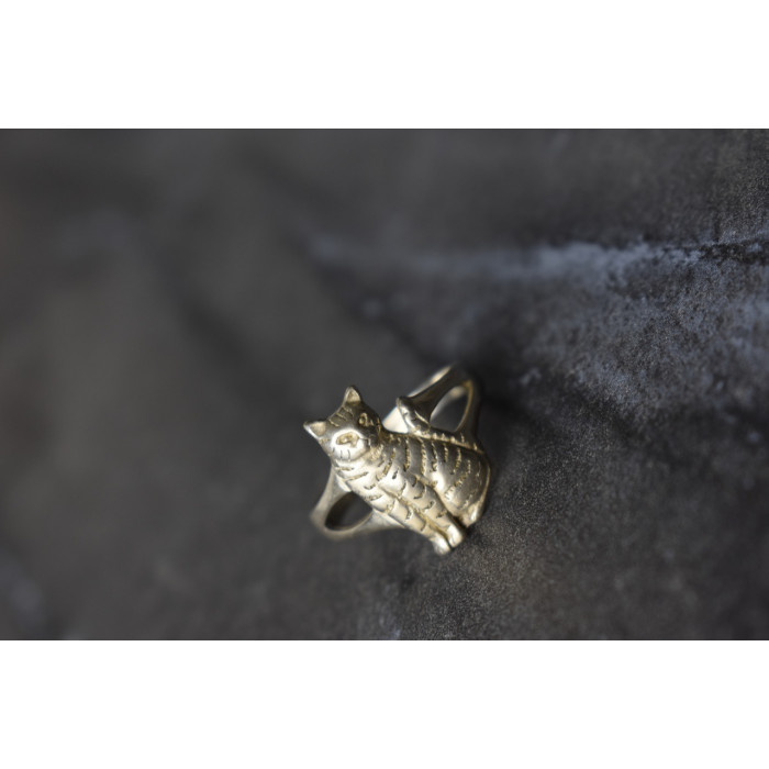 Sky Jewelry Серебряное кольцо *Кот