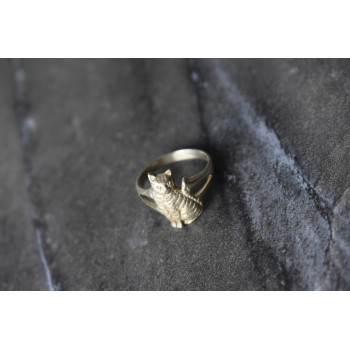 Sky Jewelry Серебряное кольцо *Кот