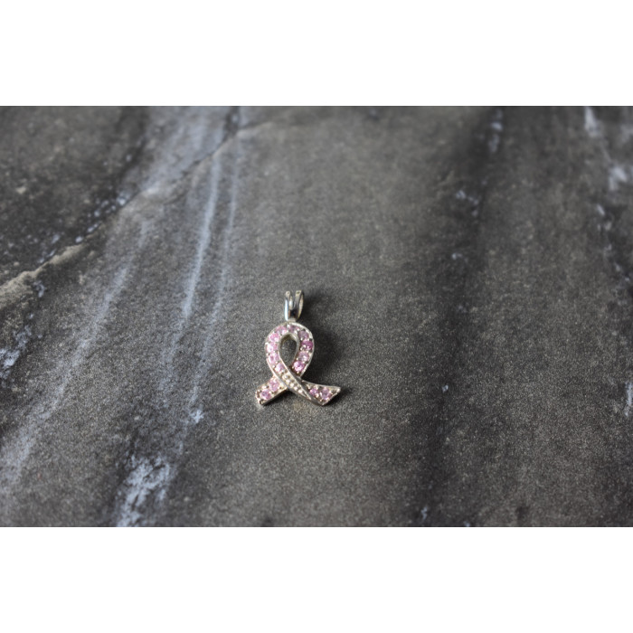 Sky Jewelry Серебряный кулон 925 пробы с Розовыми Фианитами