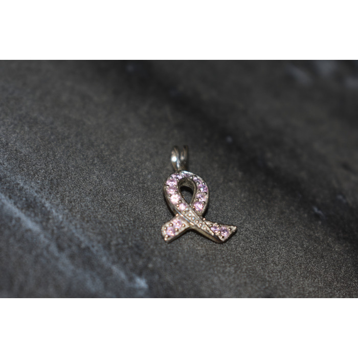 Sky Jewelry Серебряный кулон 925 пробы с Розовыми Фианитами