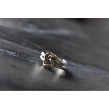 Sky Jewelry Двойное серебряное кольцо 925 проба