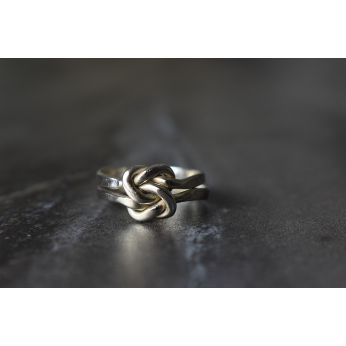 Sky Jewelry Двойное серебряное кольцо 925 проба