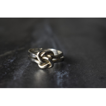 Sky Jewelry Двойное серебряное кольцо 925 проба