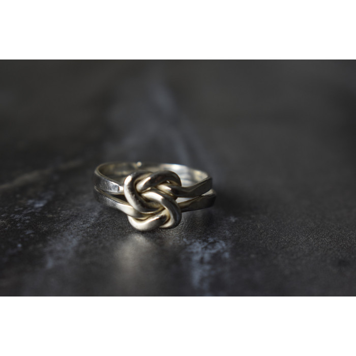 Sky Jewelry Двойное серебряное кольцо 925 проба