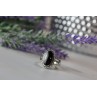 Sky Jewelry Серебряное кольцо 925 пробы с черным Нефритом