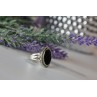 Sky Jewelry Серебряное кольцо 925 пробы с черным Нефритом