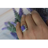 Sky Jewelry Серебряное кольцо с камнем Чароит