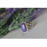 Sky Jewelry Серебряное кольцо с камнем Чароит