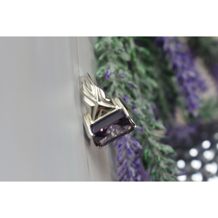 Sky Jewelry Серебряное кольцо с камнем Александрит