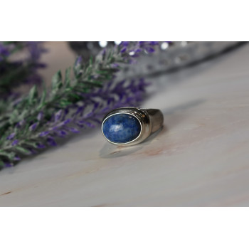 Sky Jewelry Серебряное кольцо 925 пробы с камнем Содалит