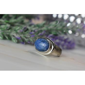 Sky Jewelry Серебряное кольцо 925 пробы с камнем Содалит