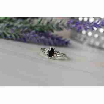 Sky Jewelry Серебряное кольцо 925 пробы с камнем Шпинель