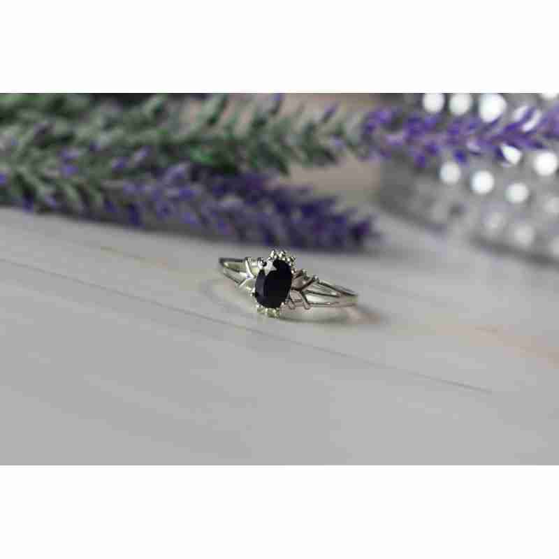 Sky Jewelry Серебряное кольцо 925 пробы с камнем Шпинель