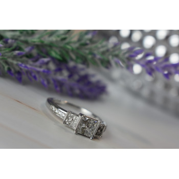 Sky Jewelry Серебряное кольцо 925 пробы с Гошенитом (берилл)