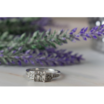 Sky Jewelry Серебряное кольцо 925 пробы с Гошенитом (берилл)