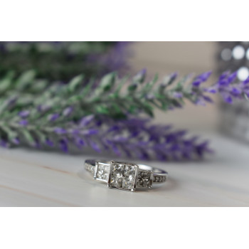 Sky Jewelry Серебряное кольцо 925 пробы с Гошенитом (берилл)