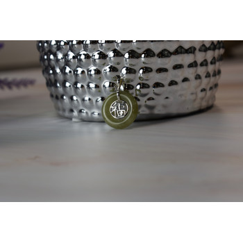 Sky Jewelry Серебряный кулон с камнем Жадеит