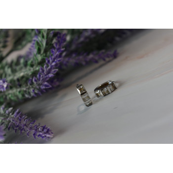 Sky Jewelry Серебряные серьги 925 пробы с камнями Гошенит (берилл)