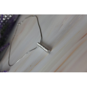 Sky Jewelry Стильная серебряная цепочка с кулоном Italy