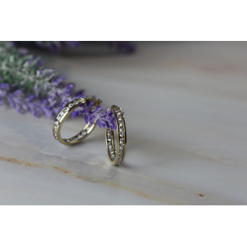 Sky Jewelry Серебряные серьги с фианитами