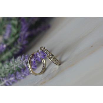 Sky Jewelry Серебряные серьги с фианитами