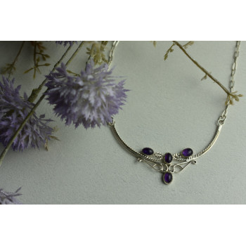 Sky Jewelry Серебряное ожерелье с Иолитом