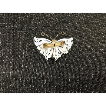 Sky Jewelry Брошь белая бабочка