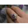 Sky Jewelry Серебряное кольцо с Фиолетовым Турмалином