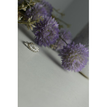 Sky Jewelry Серебряное кольцо с камнями Гошенит (берилл)