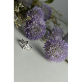 Sky Jewelry Серебряное кольцо 925 пробы с фианитами