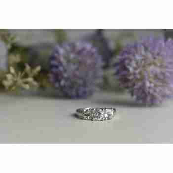Sky Jewelry Серебряное кольцо 925 пробы с Гошенитом (берилл)