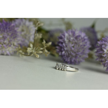 Sky Jewelry Серебряное кольцо 925 пробы с фианитами