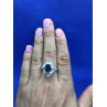 Sky Jewelry Серебряное кольцо с сапфиром