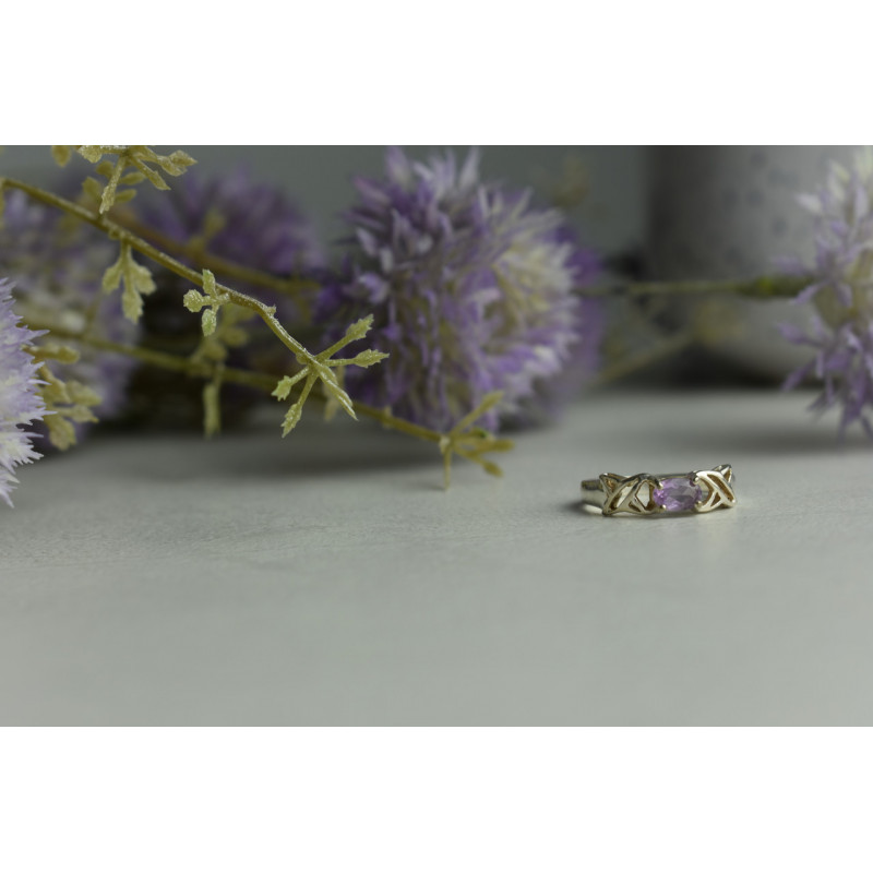 Sky Jewelry Серебряное кольцо 925 пробы с Турмалином