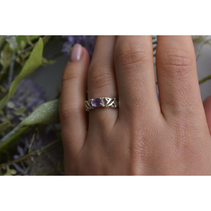 Sky Jewelry Серебряное кольцо 925 пробы с Турмалином