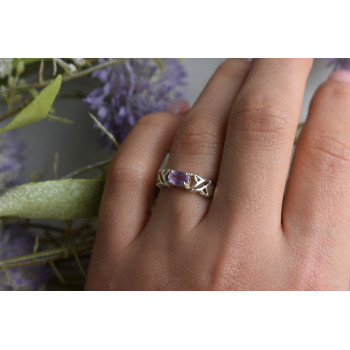 Sky Jewelry Серебряное кольцо 925 пробы с Турмалином