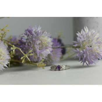 Sky Jewelry Серебряное кольцо 925 пробы С Турмалином и фианитами