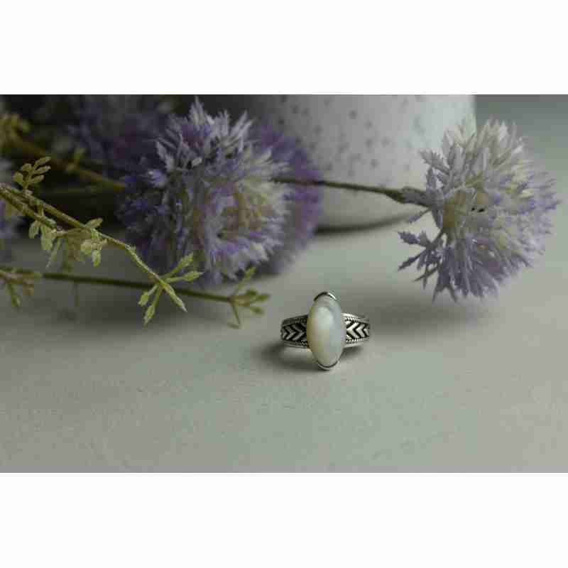 Sky Jewelry Серебряное кольцо 925 пробы с Перламутром