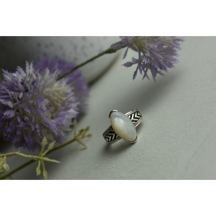 Sky Jewelry Серебряное кольцо 925 пробы с Перламутром