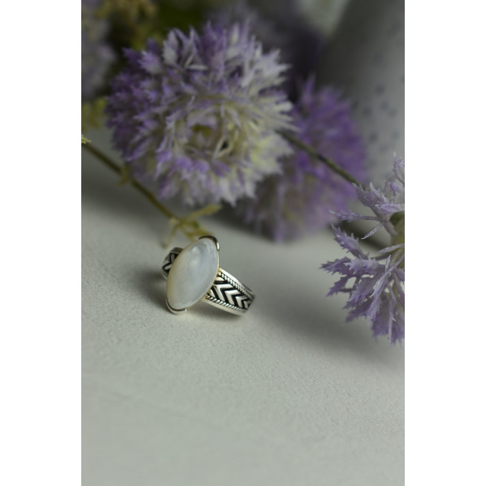 Sky Jewelry Серебряное кольцо 925 пробы с Перламутром