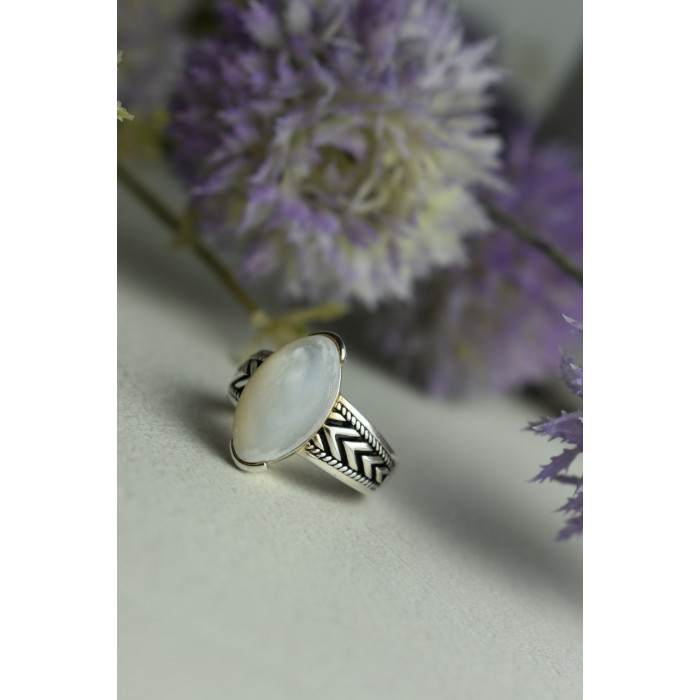 Sky Jewelry Серебряное кольцо 925 пробы с Перламутром