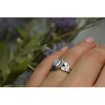 Sky Jewelry Серебряное кольцо с Перламутром