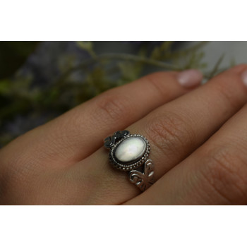 Sky Jewelry Серебряное кольцо с Перламутром