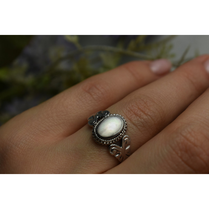 Sky Jewelry Серебряное кольцо с Перламутром