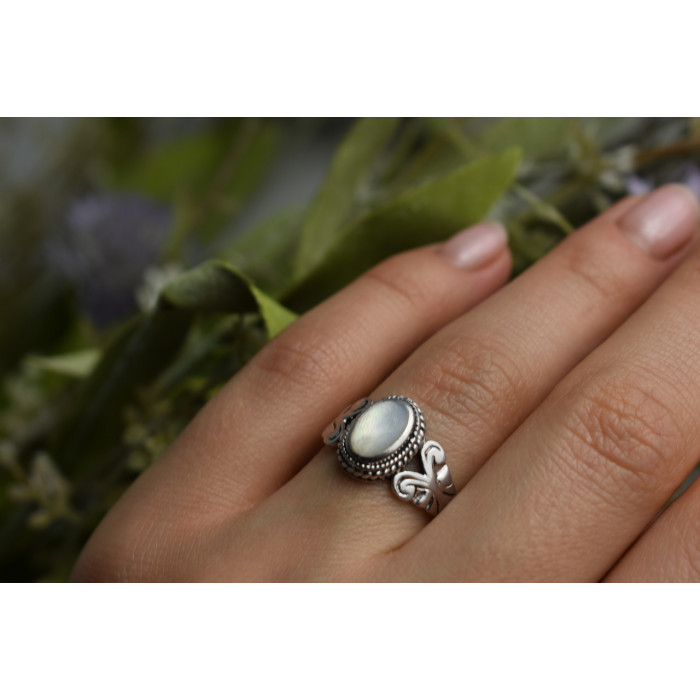 Sky Jewelry Серебряное кольцо с Перламутром